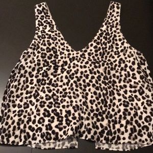 Wilfred Free Leopard Open Back Blouse